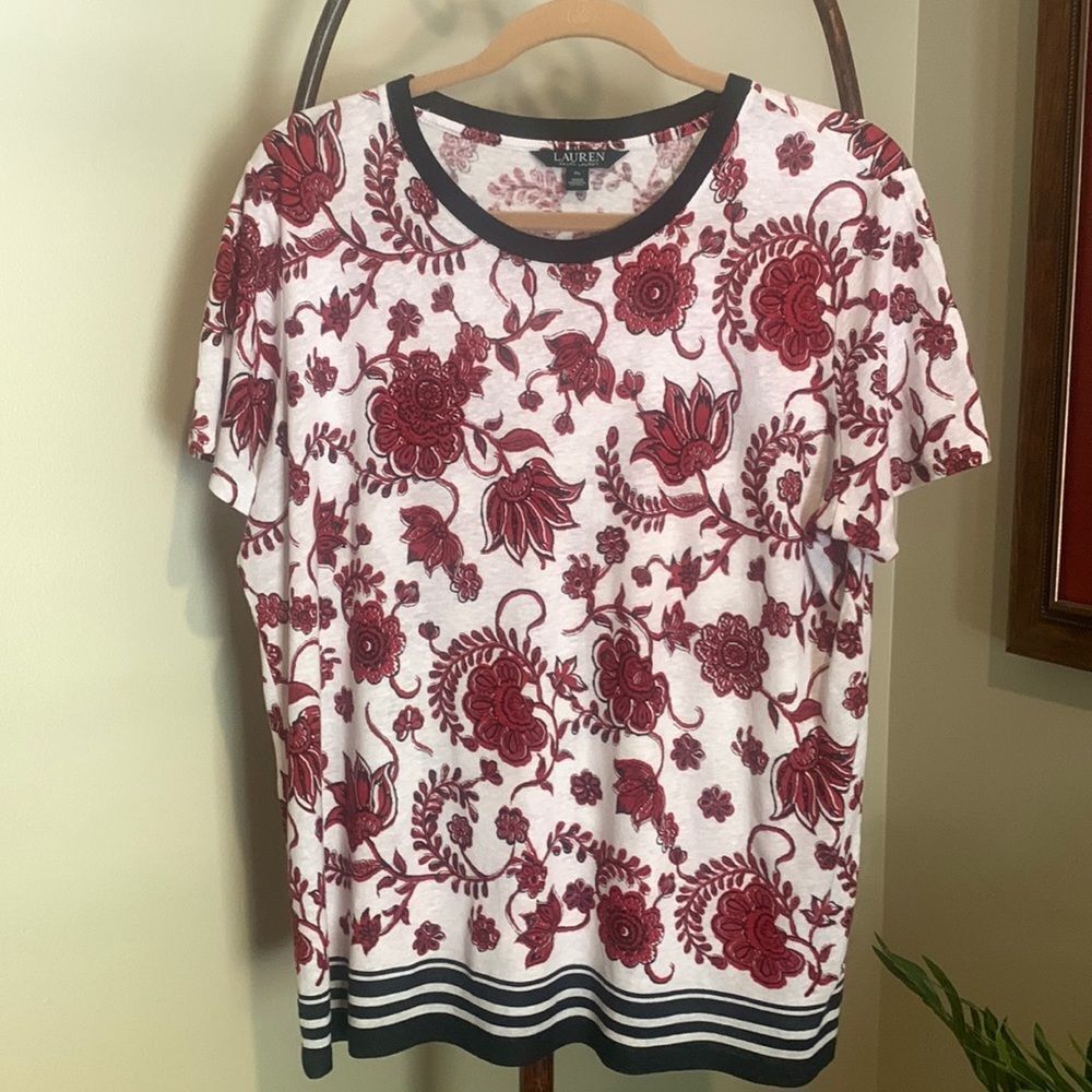 Ralph Lauren Linen Blend Top